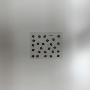 3D Sticker schwarz XF 176